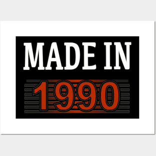 Made in 1990 Posters and Art